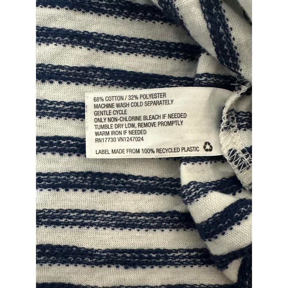 Goodfellow & Co Standard Fit Men's L Striped Short Sleeve Shirt - Picture 4 of 5